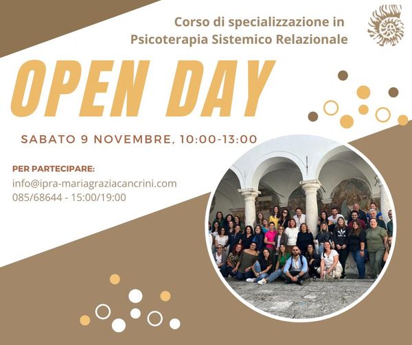 Locandina Open Day 9.11.2024