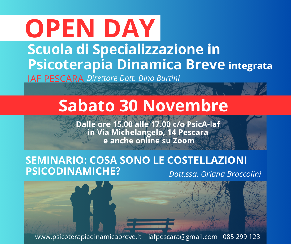 OPEN DAY seminario 30 novembre 2024